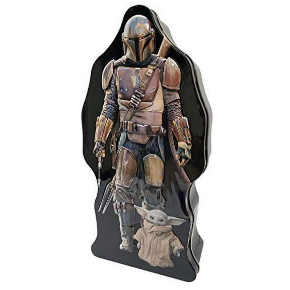 The Tin Box Company Mandalorian Character Shaped Storage/Pencil Box