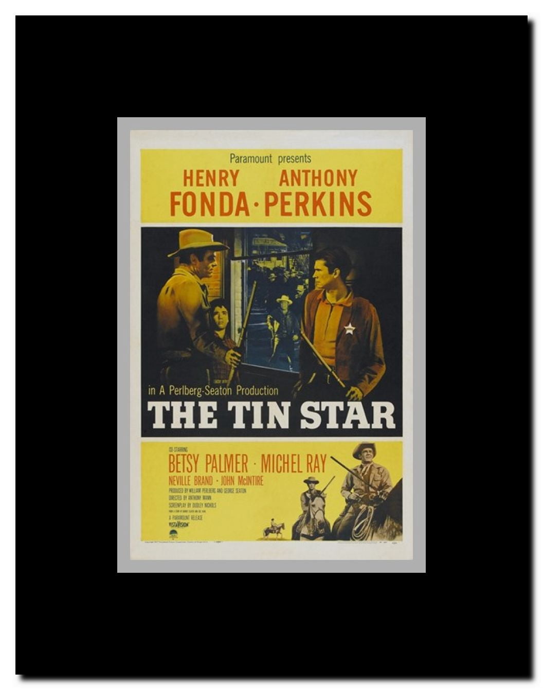 The Tin Star Framed Movie Poster