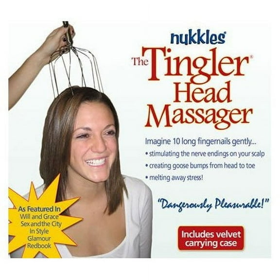 The Tingler Therapeutic Head Scalp Massager Massage