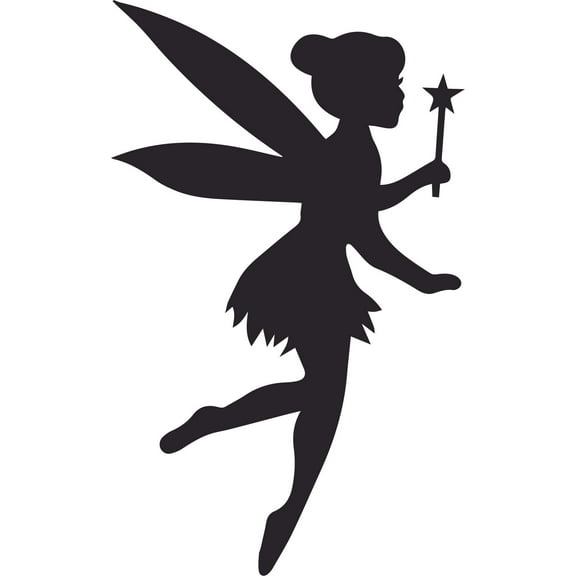 The Tinker Bell Cartoon Character Art Vinyl Decors Sticker Design Decal Girls Boys Kids Room Bedroom Nursery Kindergarten Home Decor Sticker Wall Vinyl Design Decoration Size (20x18 inch)