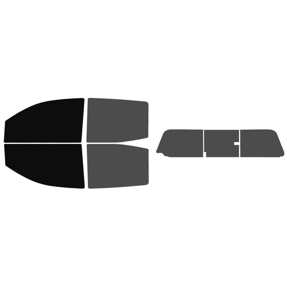 The Tint Effect Precut Window Tint Kit Compatible with Chevrolet Colorado Crew Cab 2023-2025 (Full truck includes: 5% front / 30% Rear & 3 piece slider rear windshield) Automotive Film