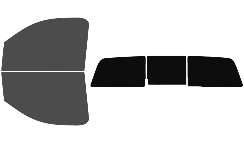 Precut Window Tint Kit For 2009-2018 Ram 3500 Crew Cab Front Doors – Choose Your Shade %