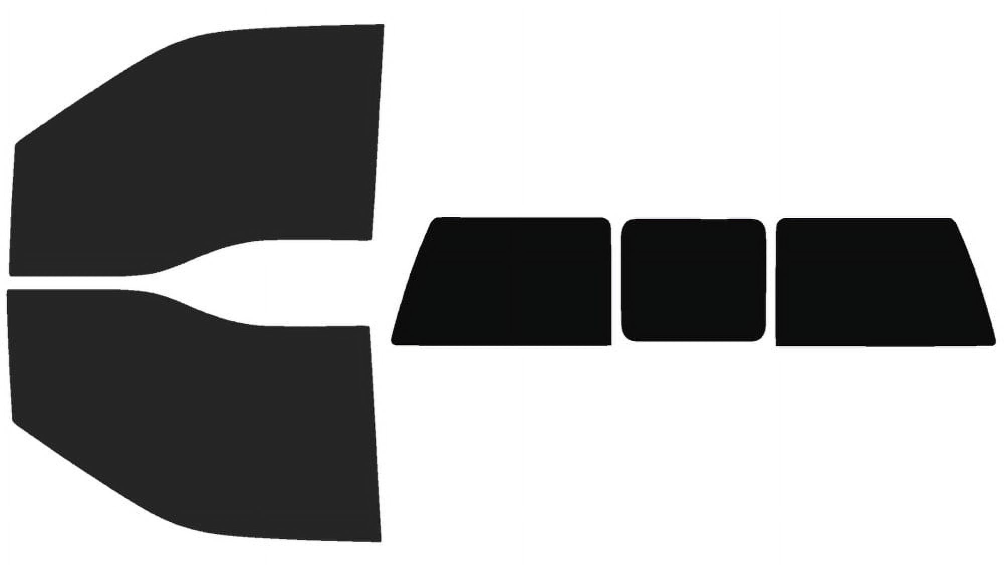 Rvinyl Precut 5% Window Tint Kit For Ford F-150 1992-1996 (2 Door) Rear Windshield - Blocks 99% UV, Non-Metallic