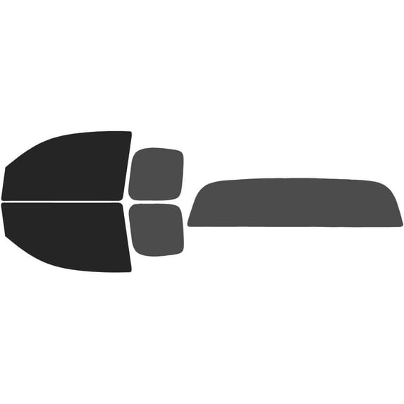 The Tint Effect Precut Window Tint Kit Compatible with Toyota Tacoma Access Cab Truck (2005-2015)(Full truck includes: 15% front doors / 30% Rear doors & Solid Rear Windshield) Automotive Film