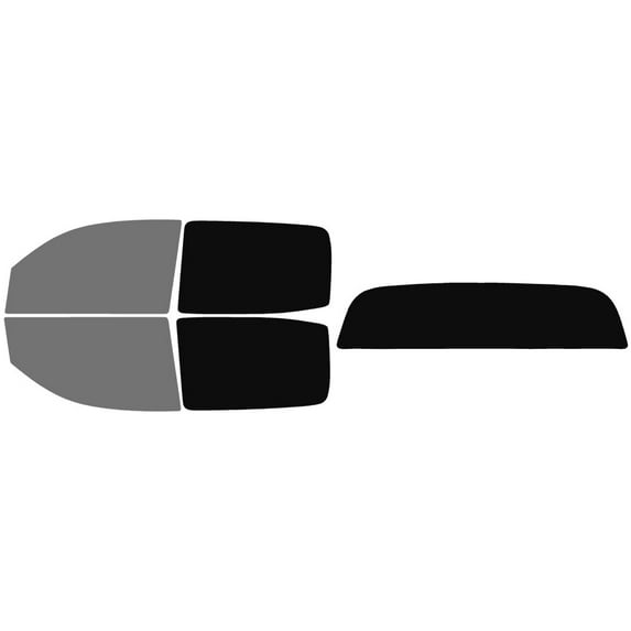 The Tint Effect Precut Window Tint Kit Compatible with Toyota Tacoma Double Cab Truck (2005-2015)(Full truck includes: 45% front doors / 5% Rear doors & Solid Rear Windshield) Automotive Film