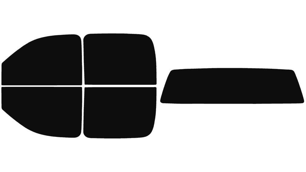 Pre Cut Window Tint PreCut Window Tint Film For GMC Sierra 1500 Crew ( 2007-2013) - 42% UV/IR Blocking - No Trimming Needed GMC 2500 Precut Window Tint
