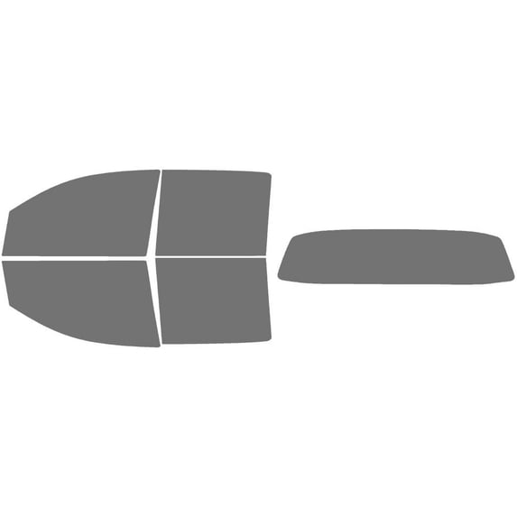 The Tint Effect Precut Window Tint Kit Compatible with Nissan Titan Crew Cab Truck (2004-2015) (Full truck with Solid Rear: 45%) Automotive Film