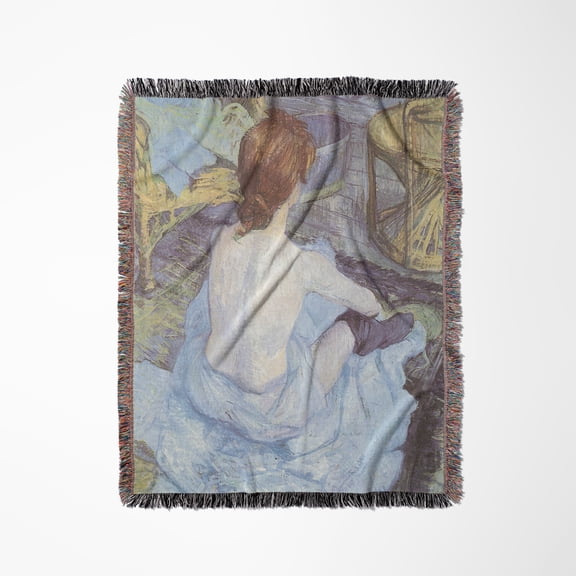The Toilette By Henri De Toulouse-Lautrec, Woven Blanket
