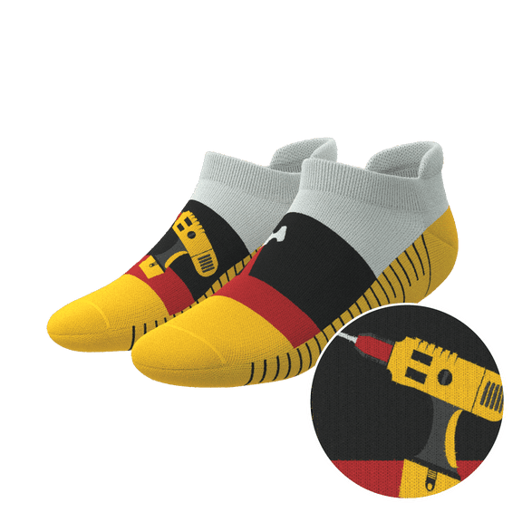 The Tool Kit - Shinesty Father's Day Heel Hammock Ankle Socks  Medium