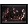 thumbnail image 1 of The Tooth Drawer 24x18 Black Ornate Wood Framed Canvas Art by Caravaggio, 1 of 2