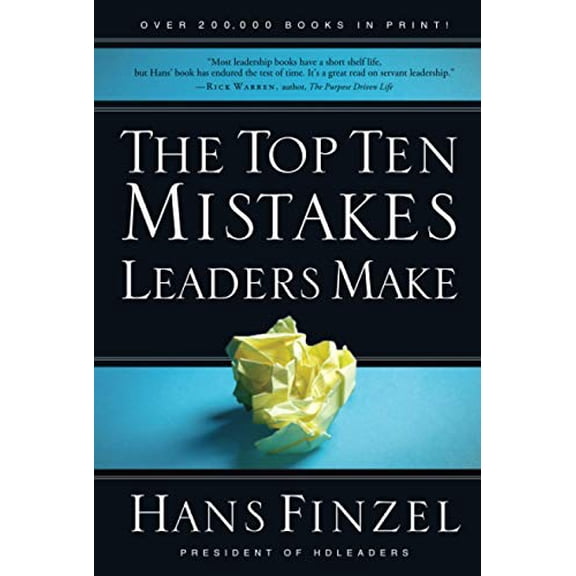 Pre-Owned The Top Ten Mistakes Leaders Make (Paperback) 0781445493 9780781445498