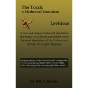 The Torah A Mechanical Translation - Leviticus, Paperback