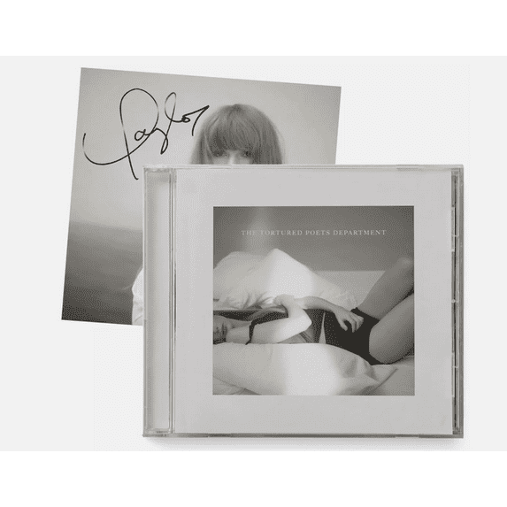 The Tortured Poets Department CD + Bonus Track "The Manuscript" with Hand Signed Photo