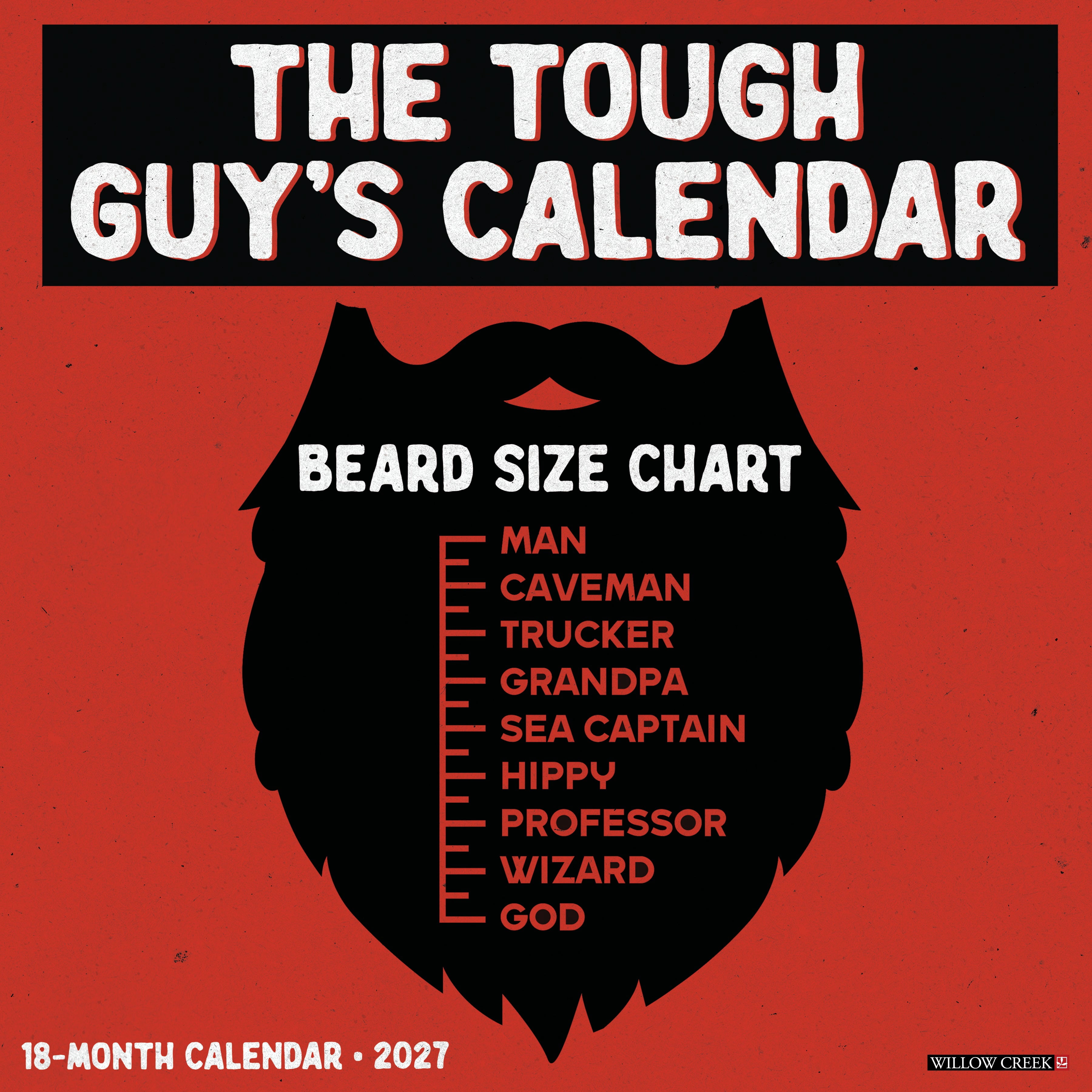 Willow Creek Press, The Tough Guy's Calendar 2027 Wall Calendar