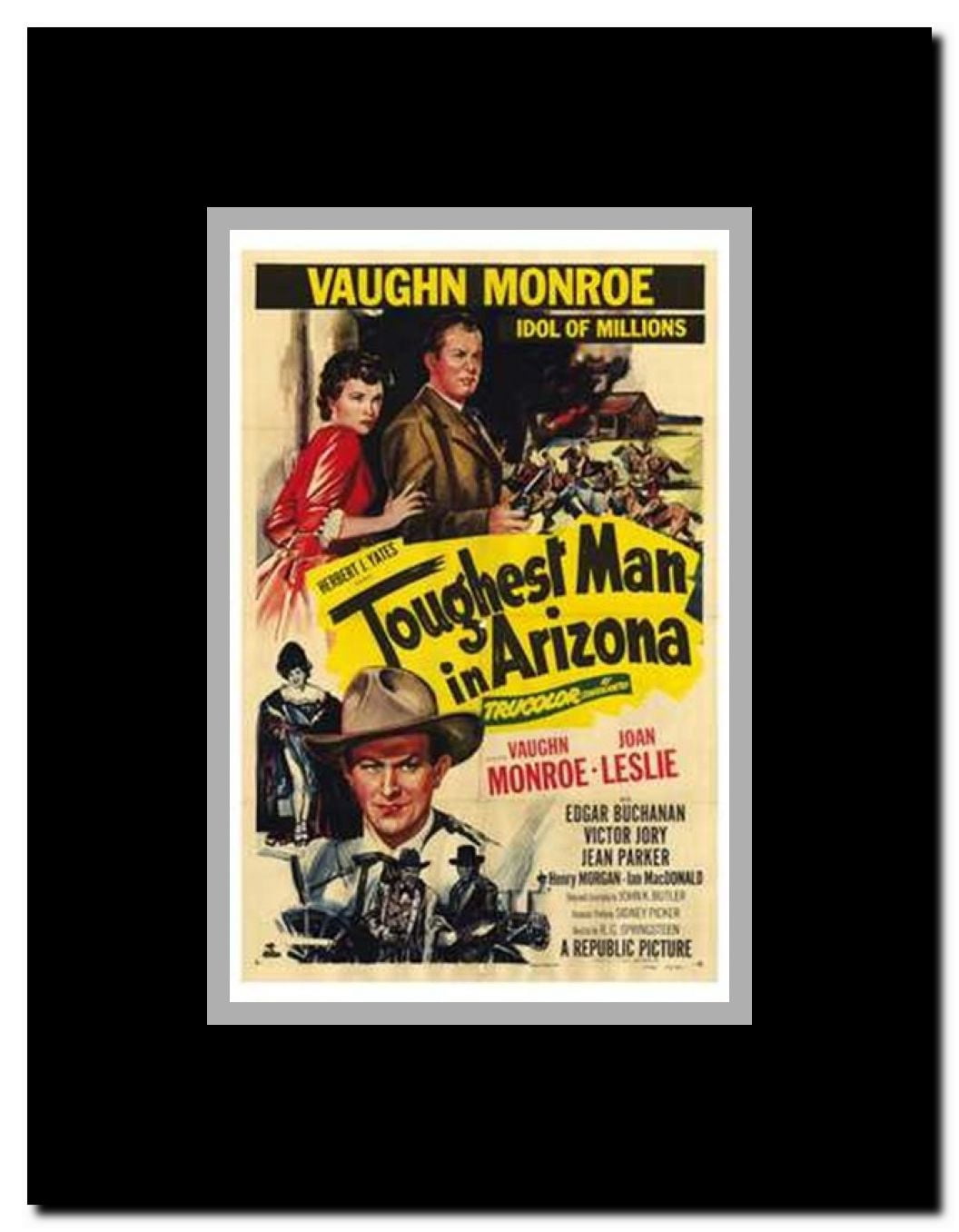 The Toughest Man in Arizona Framed Movie Poster