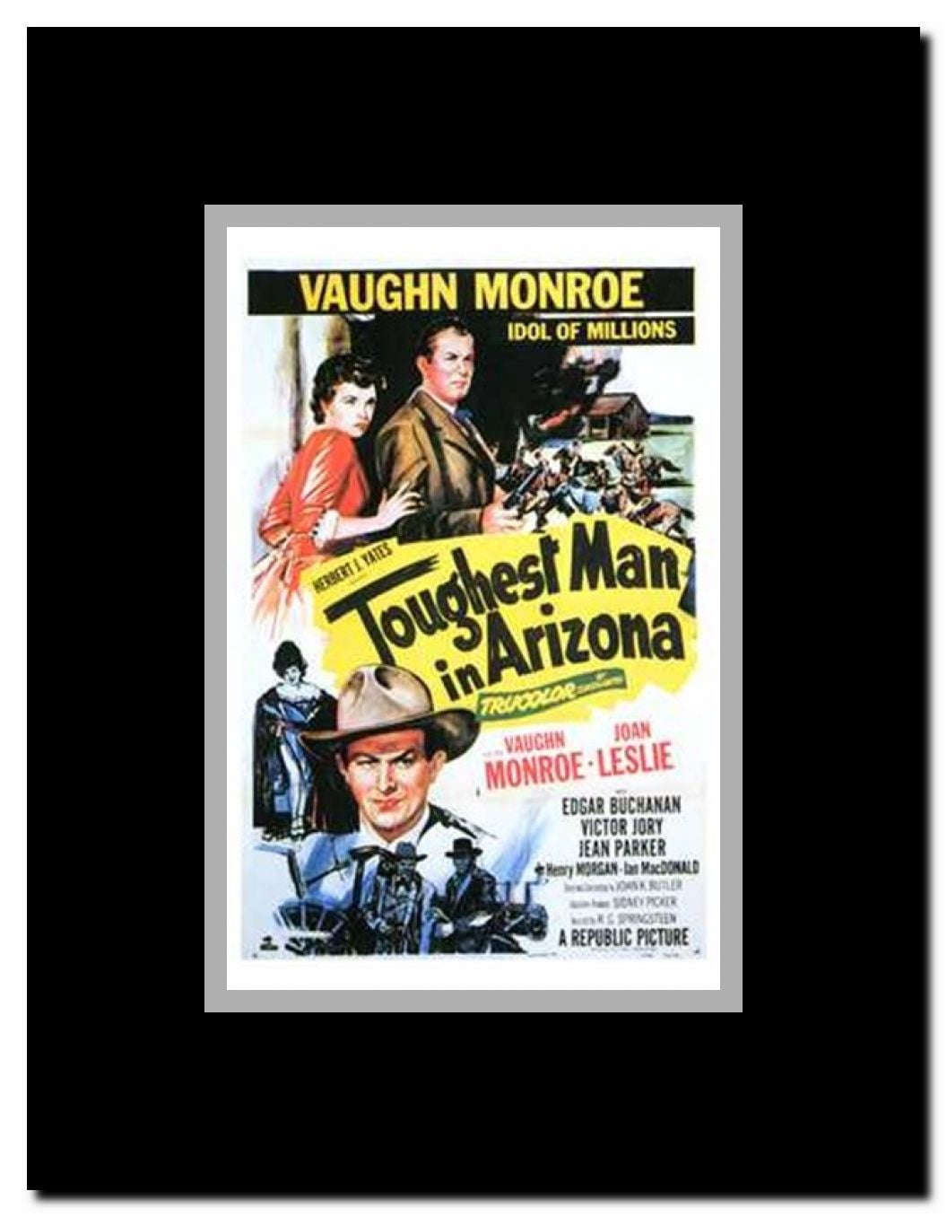 The Toughest Man in Arizona Framed Movie Poster