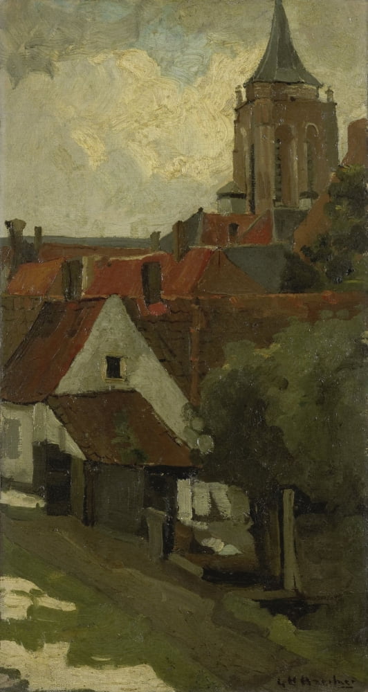 The Tower Of Gorkum Canvas Art -  (24 x 36)