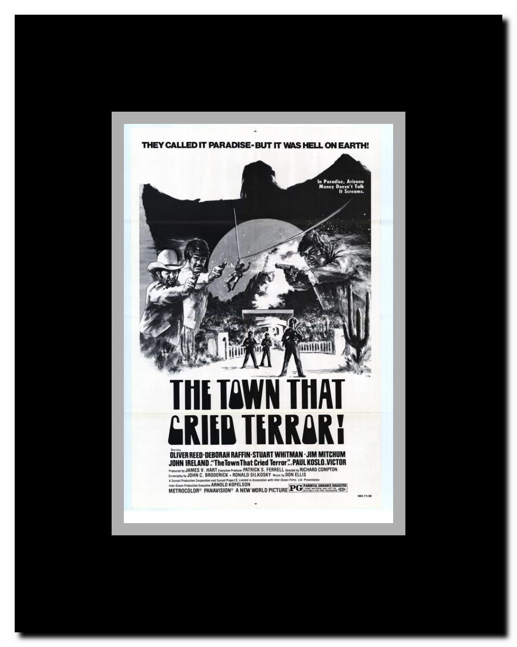 The Town That Cried Terror Framed Movie Poster