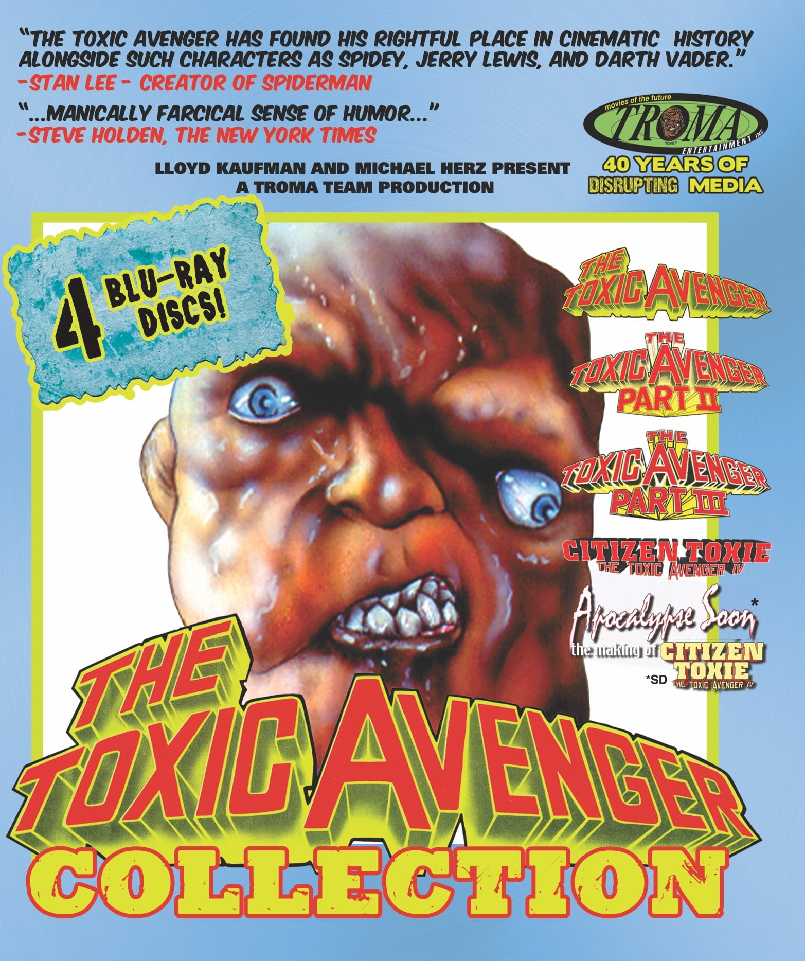 Troma The Toxic Avenger Collection, Includes 4 Films, Limited HD