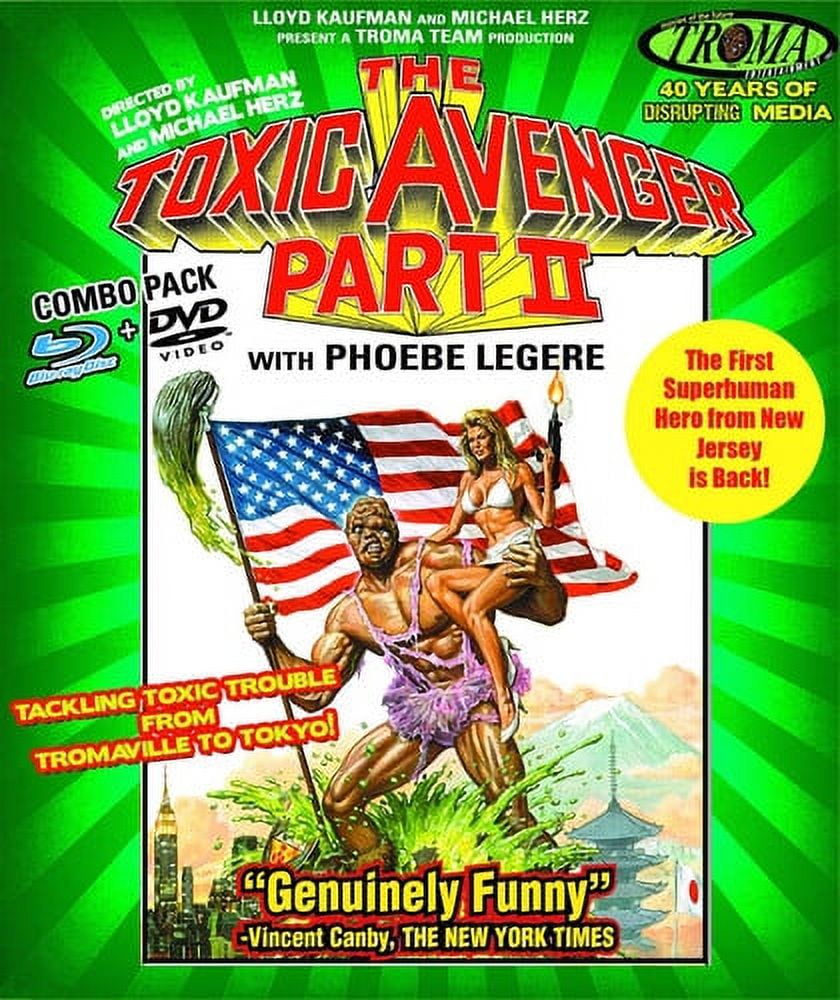 The Toxic Avenger Part II (Blu-ray + DVD), Troma, Horror