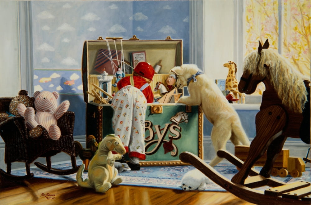 The Toy Box Canvas Art - Ron Bayens (19 x 13)
