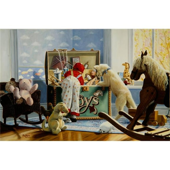 The Toy Box Poster Print by Ron Bayens - 19 x 13 in.