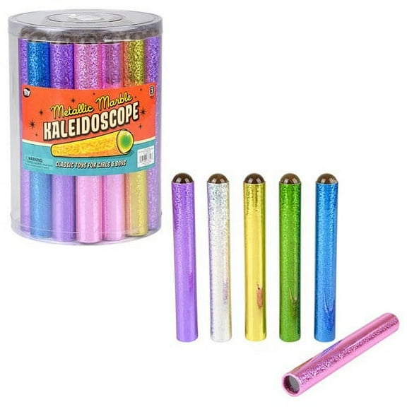 The Toy Network Metallic Marble Kaleidoscope Metallic Marble Kaleidoscope