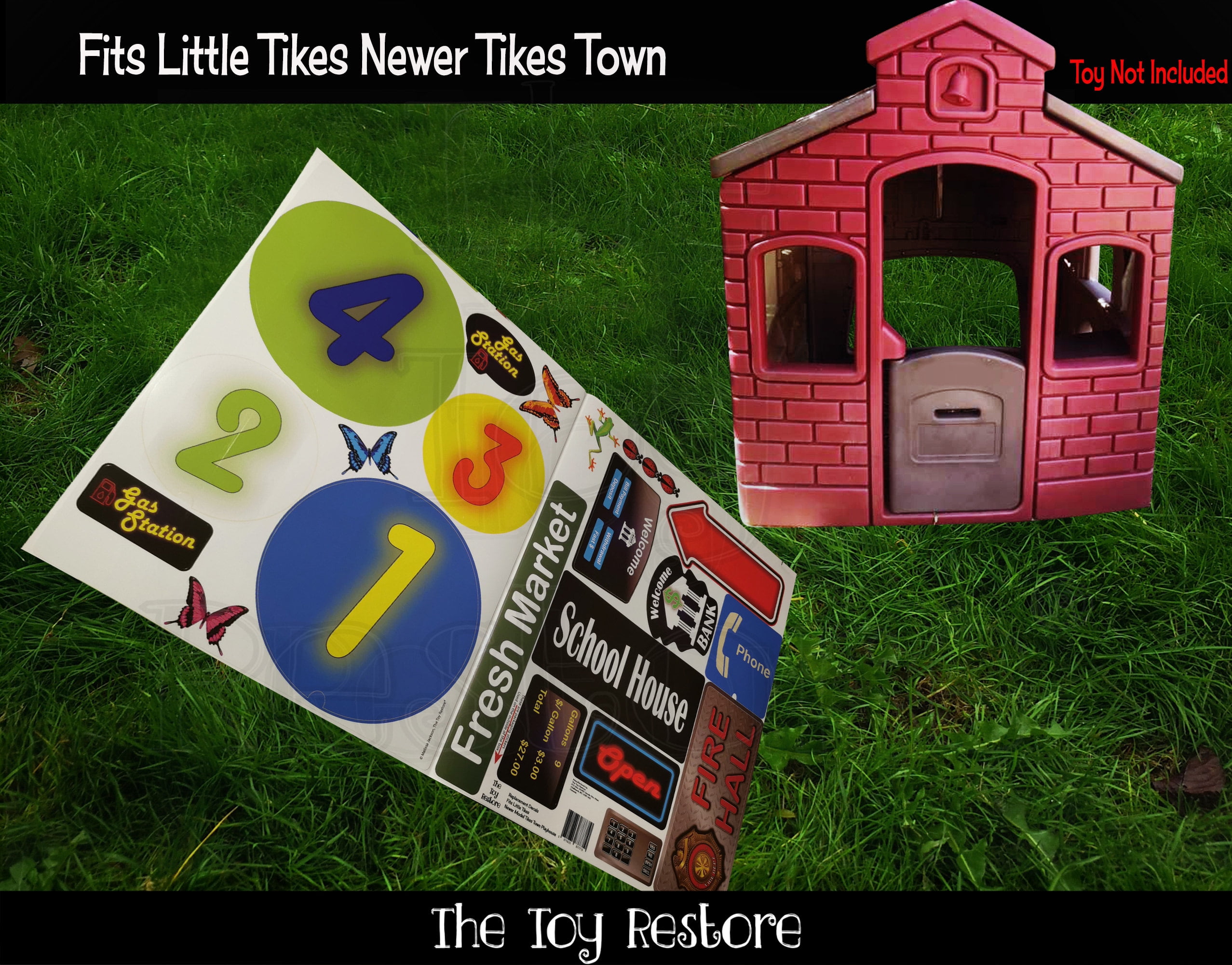 The Toy Restore Replacement Stickers Fits Little Tikes Newer Tikes