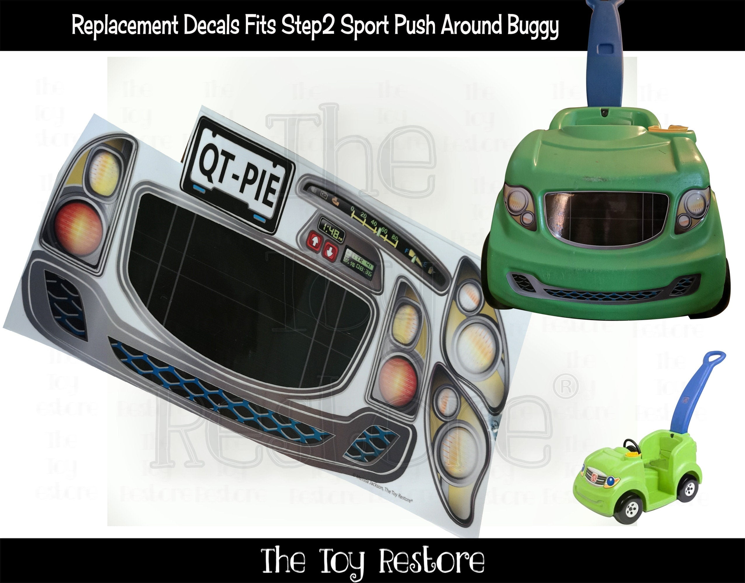 The Toy Restore Replacement Stickers Spare Decals fits Step2 Step 2 ...