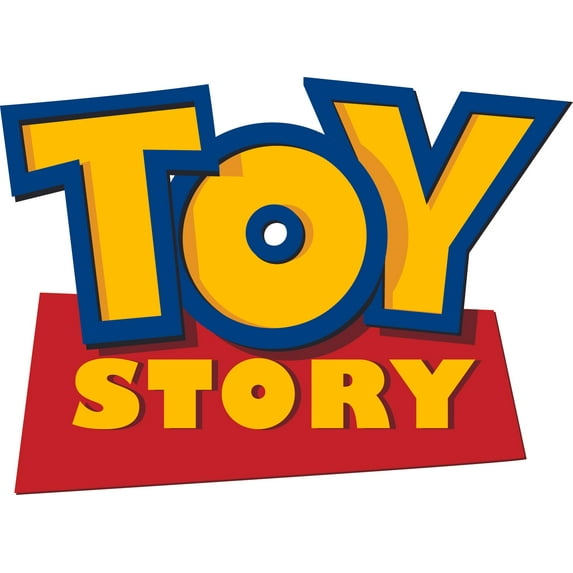 The Toy Story Logo Cartoon Character Customized Name Wall Decal - Custom Vinyl Wall Art - Personalized Name - Baby Girl Boy Kid Bedroom Wall Decal Room Decor Wall Stickers Decoration Size (20x18 inch)