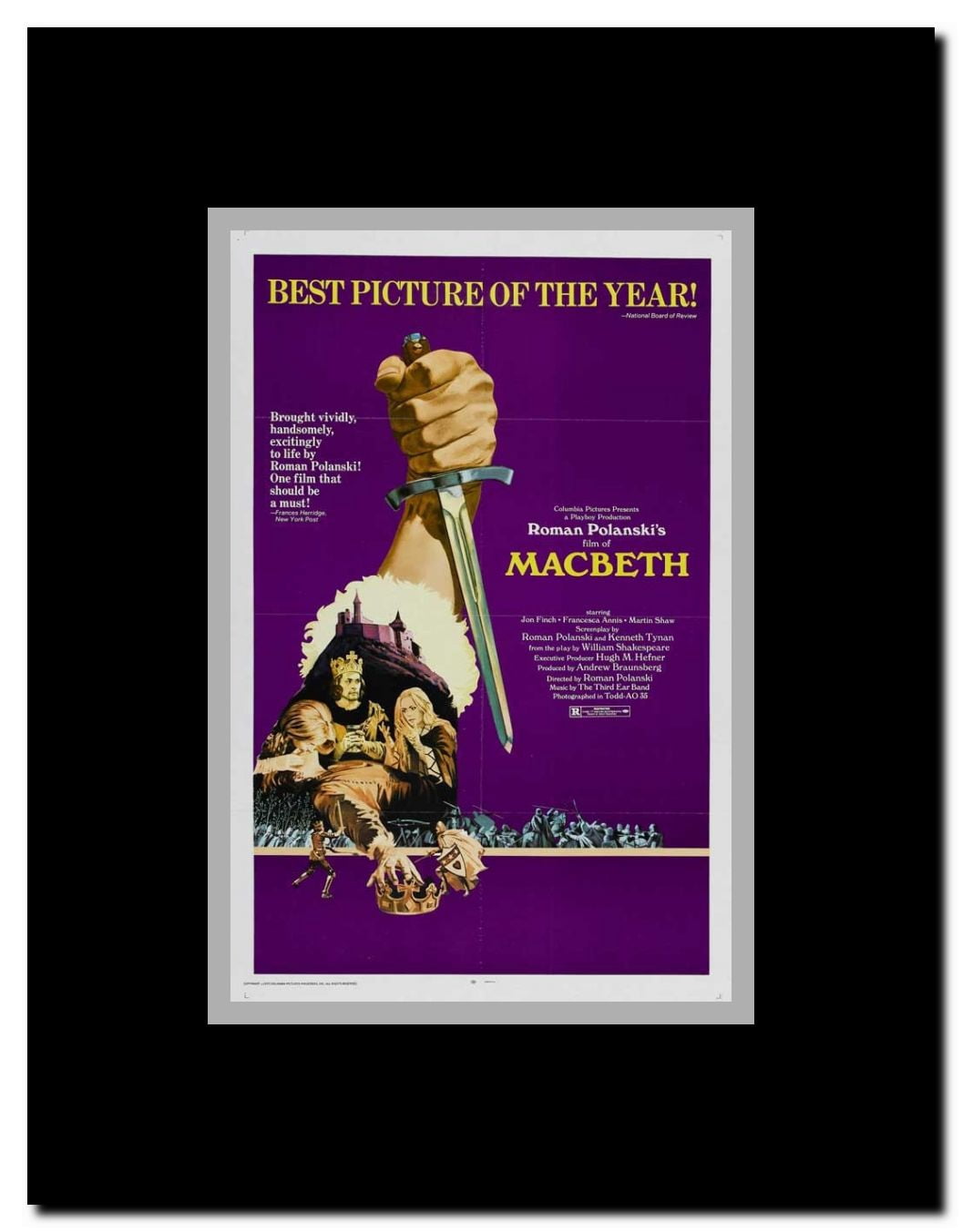 The Tragedy of Macbeth Framed Movie Poster