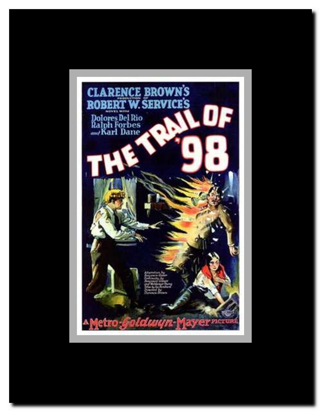 The Trail of '98 Framed Movie Poster