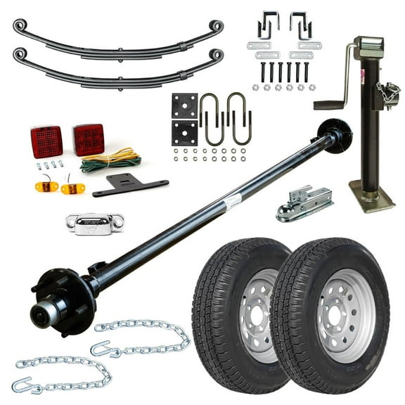 10SN - 10'x8'2" Snowmobile Tilt Deck Trailer Kit - 14 How-to Steps