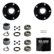 The Trailer Parts Outlet - 2000 lb Idler Trailer Axle Service Kit - 2k Capacity, 5x4.5 Bolt Pattern