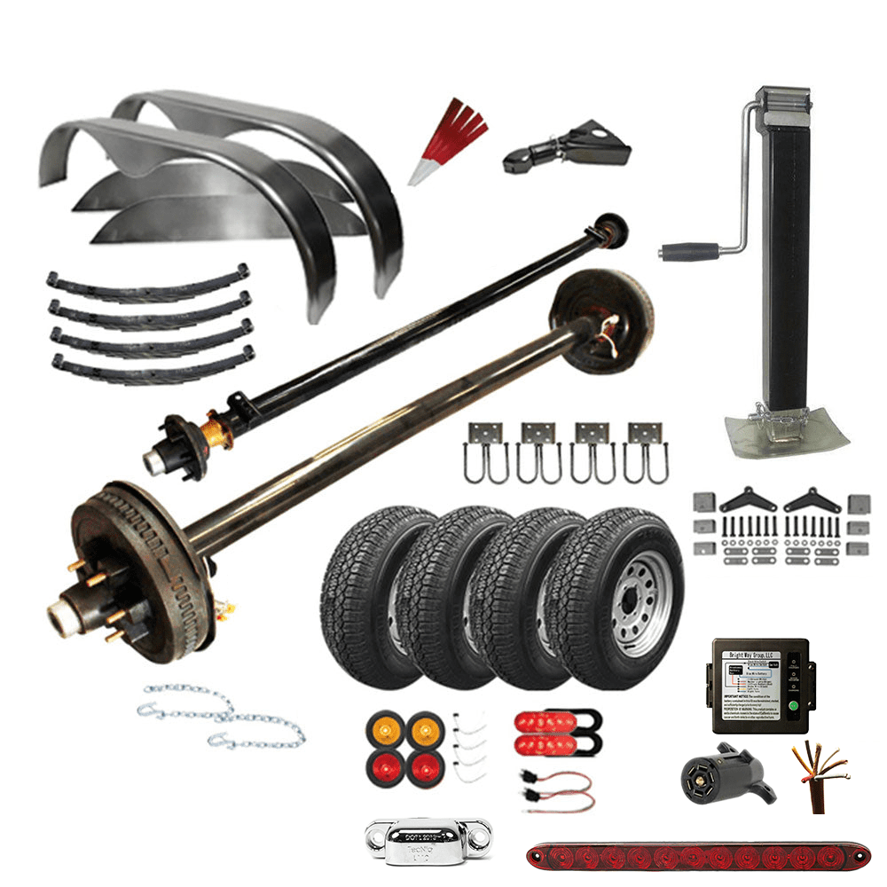 The Trailer Parts Outlet - 6000 lb TK Tandem Axle Trailer Parts Kit ...