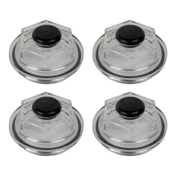 The Trailer Parts Outlet - 8k Trailer Axle Grease Cap Assembly - 8000 lb Capacity - Screw In - (Lippert Axle Application), Bundle (4 pc)