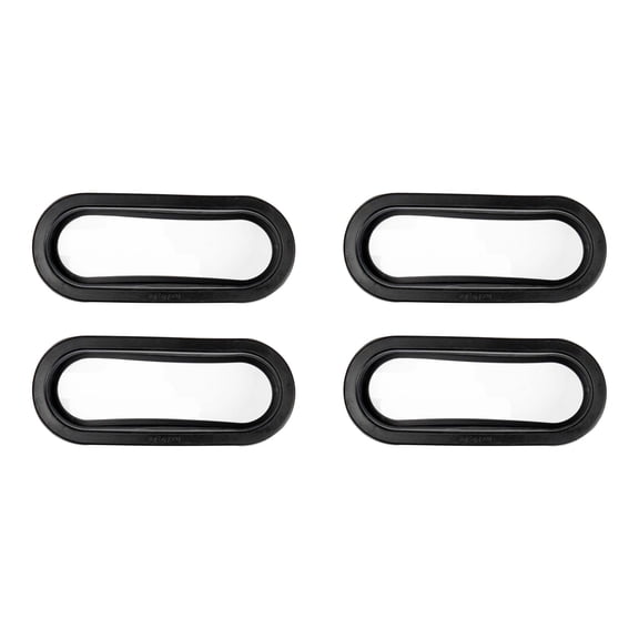 The Trailer Parts Outlet - Flush Mount Grommet For 6in Oval Lights, Bundle (4)