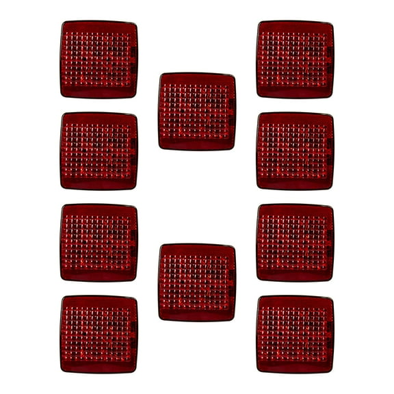The Trailer Parts Outlet - LED Combination Tail Lights -RH - Red, Case (10)