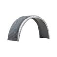 thumbnail image 1 of The Trailer Parts Outlet - Single Axle 9x32 Steel Tread Plate Rolled Trailer Fender, 1 of 3