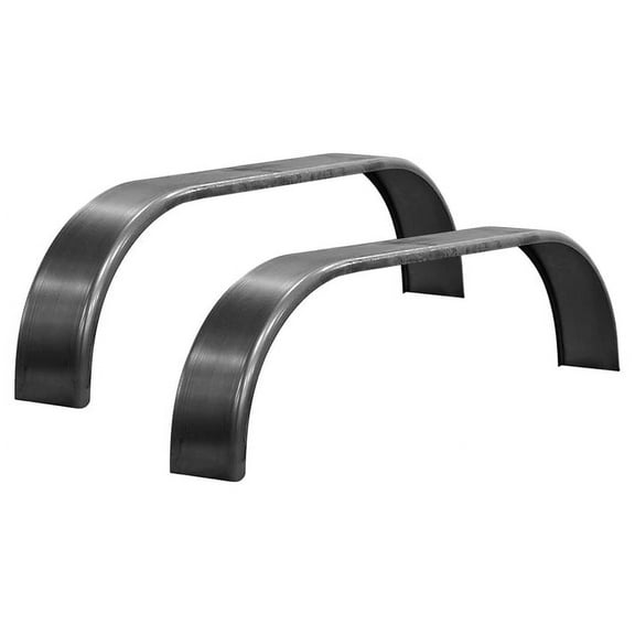 The Trailer Parts Outlet - Tandem Axle 9x72 Smooth Steel Rolled Fender, Pair (2)