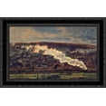 thumbnail image 1 of The Train 24x19 Black Ornate Wood Framed Canvas Art by Monet, Claude, 1 of 2