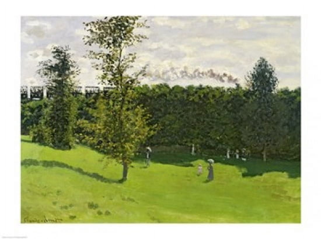 The Train in the Country c1870-71 Canvas Art - Claude Monet (24 x 18)