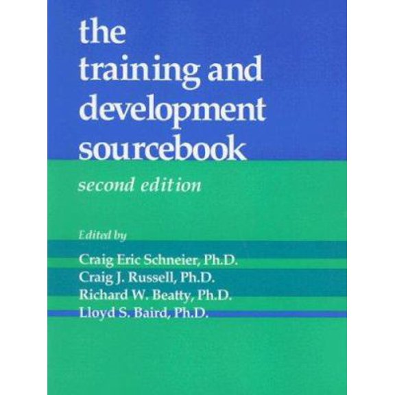 Pre-Owned The Training and Development Sourcebook (Paperback) 0874252474 9780874252477