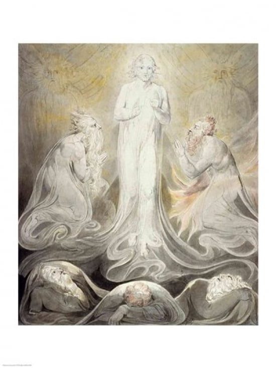 The Transfiguration Canvas Art - William Blake (18 x 24)