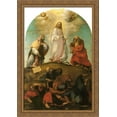 thumbnail image 1 of The Transfiguration of Christ 28x40 Large Gold Ornate Wood Framed Canvas Art by Lorenzo Lotto, 1 of 2