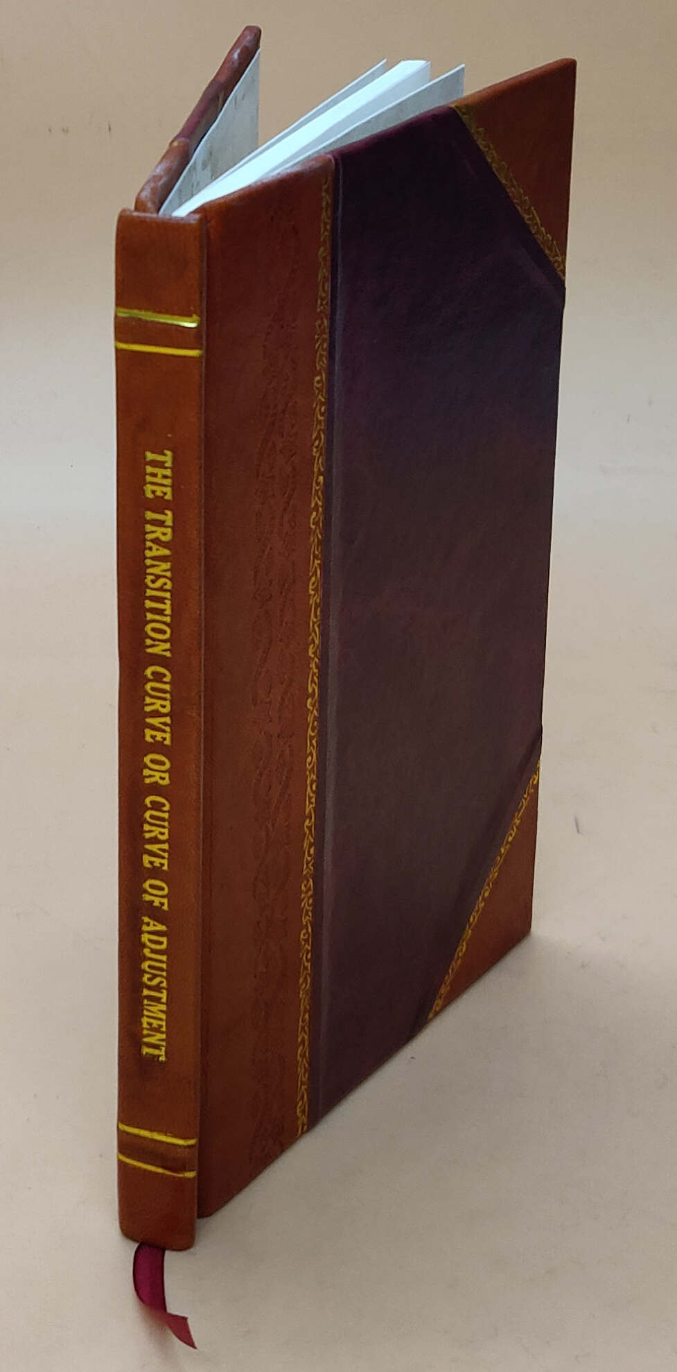 The Transition Curve Or Curve of Adjustment as Applied to the Alignment