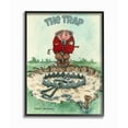 thumbnail image 1 of The Trap Funny Golf Cartoon Sports Design Framed Giclee Texturized Art by Gary Patterson, 1 of 8