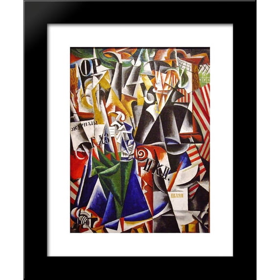 The Traveler 20x24 Framed Art Print by Popova, Lyubov