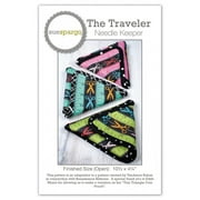 The Traveler Needle Keeper - Applique, Embroidery, and Sewing Pattern by Sue Spargo of Folk Art Quilts