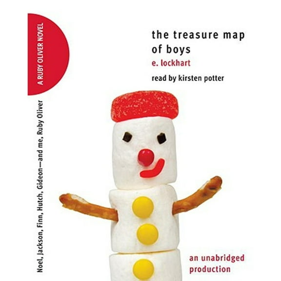 The Treasure Map of Boys: Noel, Jackson, Finn, Hutch, Gideon--And Me, Ruby Oliver (Audiobook) by E Lockhart, Kirsten Potter